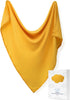 Yellow Muslin Swaddle Blankets for Baby, Baby Swaddle Blanket Unisex, Cotton Receiving Blankets, Wrap Swaddles for Newborns Baby Essentials (42-03...