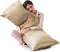 Love's cabin Satin Body Pillow Pillowcase, Similar to Silk Body Pillow Cover with Envelope Closure, Silky Cooling Long Pillowcases for Hair and Sk...