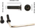 1 Set Black Taper Steering Wheel Screw Bolts For Nardi Personal OMP For Momo (Black Flat)...