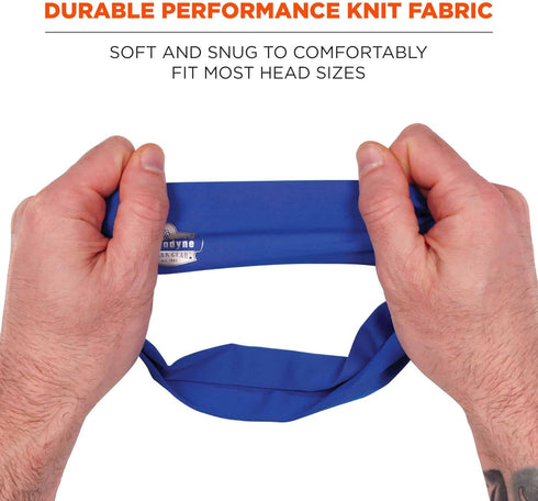 Ergodyne Chill-Its 6634 Cooling Headband, Sports Headbands for Men and Women, Moisture Wicking...