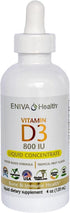 Eniva Health Liquid Vitamin D (D3) | Dr. Formulated for Rapid Absorption (120 mL)...