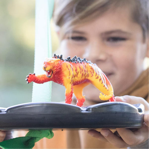 Schleich Eldrador Creatures, Lava Monster Mythical Creatures Toys for Kids, Lava Tiger Action Figure, Ages 7+...