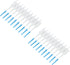 200 Pcs Flossers,Dental Floss Bad Breath Remover Brush Plaque Removal Silicone Safely Portable with Carrying Case (Blue)...