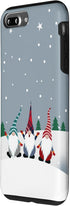 iPhone 7 Plus/8 Plus Christmas Gnomes Plaid Stripes Pattern Holidays Snow Winter Case...