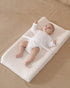Solid Changing Table Pad Cover Cradle Sheet, Fits 32"/34''x16" Contoured Diaper Changing Pad, Ultra Soft Cozy Minky Dots Plush Changing Table Cove...
