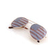 Aviator USA America American Flag Sunglasses - Great Accesory for 4th of July (Gold, Multi)...