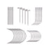 82 Pcs Wig Making Kit T Pins I Type J C Curved Needles for Hair Extensions Sewing Weaving Knitting Modelling Crafts...