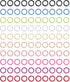 Colorful Ring Stitch Markers (5mm 100pcs) (5MM-100pcs)...
