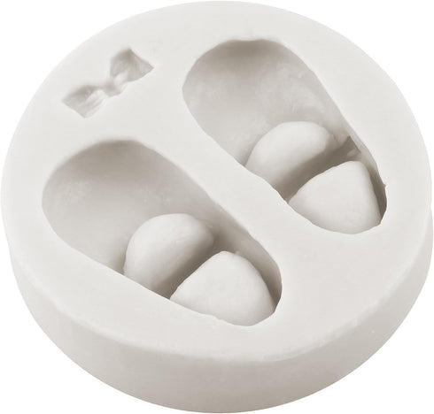 Baby Shoes Silicone Molds For Baby Shower Cake Decorating Cupcake Topper Candy Chocolate Gum Paste Polymer Clay...