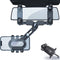 SINSEN Phone Mount for Car Rearview Mirror, Cell Phone Holder with Extra Vent Mounting Clip, 720° Rotatable Retractable Universal Fit, Eye Level H...