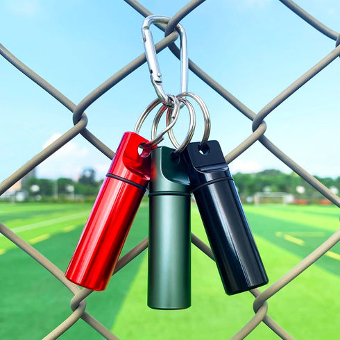 3 Packs Keychain Pill Holder, EFFIET Waterproof Small Pill Fob Travel Medicine Case for Purse, Mini Tablet Container Organizer Pocket for Men & Wo...