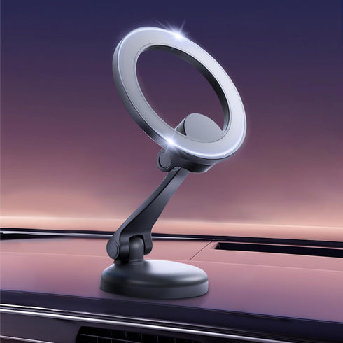 Fits MagSafe Car Mount for Universal Dashboard & Tesla Screen Zinc Alloy Foldable Hands-Free iPhone Car Mount Super Stable Car Mount for iPhone 15...