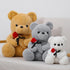 12 inch Teddy Bear Stuffed Animal with Rose, Soft Cuddly Stuffed Plush Bear, Gifts for Kids Baby Toddlers on Baby Shower, Valentine's Day (White)...