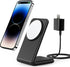 Meifigno Magnetic Wireless Charger for iPhone 15/14/13/12 Series, Fast Charging with PD3.0 20W USB-C Adapter & Charging Cable MagSafe Charger Stan...