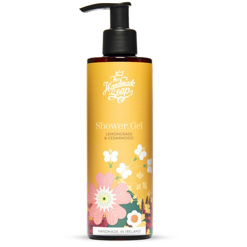The Handmade Soap Company Shower Gel, Lemongrass & Cedarwood Body Wash, Liquid Bath Soap, Moisturizing Body Wash, Cruelty Free & Vegan Shower Gel,...