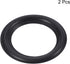 MECCANIXITY Rubber Speaker Foam Edge Surround Rings 4 Inch 63mm x 98mm Perforated Subwoofer Rings Replacement Parts for Speaker Repair or DIY Blac...
