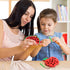 KLT Lacing Toy for Toddlers, Wooden Threading Toys, 1 Apple and 1 Watermelon with Bag, Educational and Learning Montessori Activity for Baby and K...