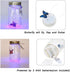 Butterfly in a Jar, Glass Animated Butterfly In A Jar With LED Light Gift Decoration (Blue)...