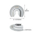 Diamond Oscillating Tool Blade Set, Multi Tool Mortar Cutting Saw Blades Precise for Grout Removal, 4-Pack...