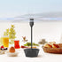 Grete Gotye 2-PC Food Fans for Tables, Outdoor Food Fan, Food Fan with Flexible Goose-Neck Blades, Portable Battery Powered Fan for Home Restauran...