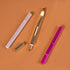 Lip Applicator Brush - 3 Pack Exquisite Professional Dustproof Retractable Lip Brush - Makeup Lipstick Lip Gloss Applicators (Pink Red Gold)...