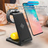 Wireless Charger Samsung 3 in 1 Qi Fast Wireless Charging Station for Multiple Devices Android Galaxy Watch 6/5/4/3/Active2/1/Gear S3,Galaxy S22/S...