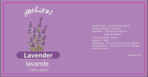 yethious Lavender Oil Essential Oil for Diffuser & Aromatherapy, Fragrance, Soap Candle Making - 3.38 Fl Oz...