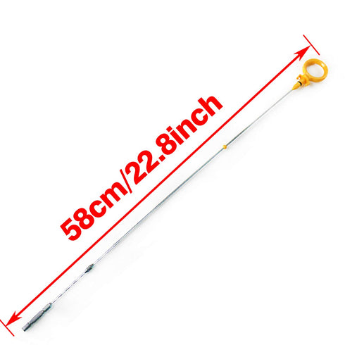 E-Most Oil Dipsticks for Audi A4 2.0T B7 2005 2006 2007 2008 2009 Fluid Oil Level Dipstick Repair Tool for Audi 06D115611B Sliver 58cm 22.8 Inch O...