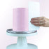 PME Tall Cake Plain Edge Plastic Side Scraper 10 x 9.3 Inces, White, Standard...