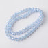 70PCS8mmRound Crystal Glass BeadsforJewelry MakingRondelle Glass Beads Faceted Rondelle Beads DIY Glass Crystal Beads for Bracelets Necklace Penda...