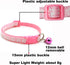 Pink Dog Collar with Bell, 2-Pack Basic & Reflective Cat Collars with Bells for XXS Xs Small Tiny Pet Dogs Female Kitten Girls Animal, Neck 7-12 i...