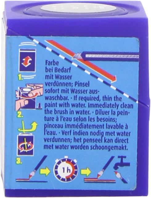 Revell 18ml Aqua Color Acrylic Paint (Steel Metallic Finish)...