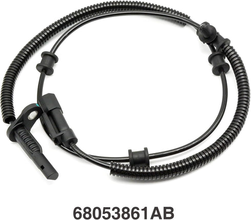 68053861AB Rear Left or Right ABS Wheel Speed Sensor Driver or Passenger Side ABS Brake Sensor Replacement for 68053861AC 68053861AD 68231044AB 68...