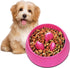 Flexzion Slow Feeder Dog Bowl Interactive Dog Puzzle Bowl, Anti-Choke, Non-Slip Slow Eating Dog Bowl Fun Pet Feeder Anti-Bloat Maze Bowl Dishwashe...
