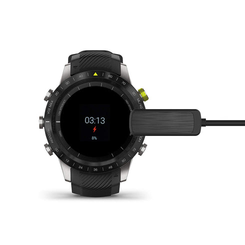 E ECSEM Charging Clip Compatible with Garmin MARQ Athlete/Aviator/Captain/Driver/Expedition/Golfer Smartwatch Charger, 3.3ft USB Data Sync Charge ...