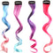 4 Pcs 11 Inch Long Doll Wig, Fits 18 Inch Doll Clip-in Curly Wig, Smooth and Manageable Wigs, Set of 4 Different Colorways, Gift for Kid, Girl, Da...