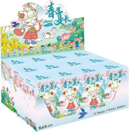 Rolife Nanci Blind Box-24 Solar Terms Series Spring and Summer, 1PC Exclusive Action Figure Box, Popular Collectible Toy Cute Action Figure Creati...