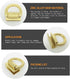 FAFAHOUSE 8 Pack Suspension Clasp for Purses Handbags Zinc Alloy Die Casting Handbag Hardware Accessories...