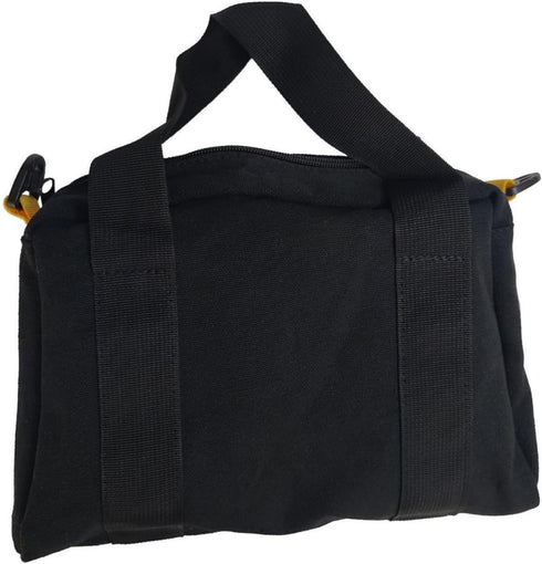 16 Inch Wide Mouth Tool Bag, Canvas Tool Storage Bag for Men, Large Capacity Handbag, Multi-function Tool Organizer Tote Bag for Storage Wrenches ...