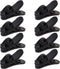 1 Inch Small Plastic Rotate Earphone Clips for Fixing Earbuds Cables Corded Headset Headphone Wires to Shirt, Pack of 8 (Black)......