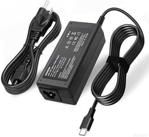 Chromebook USB-C Laptop Charger 45W Fast Charging Fit for HP Dell Samsung Asus Acer Google Chromebook USB Type-C Laptop, Nintendo Switch, Smart Ph...
