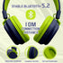 Kids Headphones Bluetooth 5.3 Wireless 60H Play Time Volume Limited 85/110dB Over Ear Foldable Protection Headset/Wired Aux Built-in Mic for Boy G...