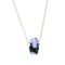 Gempires Raw Moonstone with Black Tourmaline Pendant Necklace, Handmade Crystal Jewelry, Everyday wear Necklace,16 + 2 Inch Silver Plated Adjustab...