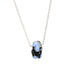 Gempires Raw Moonstone with Black Tourmaline Pendant Necklace, Handmade Crystal Jewelry, Everyday wear Necklace,16 + 2 Inch Silver Plated Adjustab...