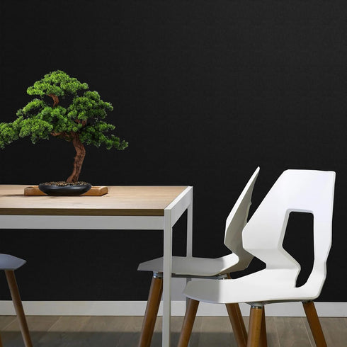 Black Peel and Stick Wallpaper Solid Black Contact Paper15.7inch x 118.1inch Matte Black Contact Paper Peel and Stick Self Adhesive Wallpaper Remo...