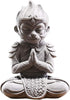 Aquarium Statue Monkey King Aquarium Decorations Asian Buddha Fish Decorations for Tank Collectible Figurines Sun Wukong Statue Solid Aquarium Dec...