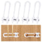 4 Pack U-Shaped Sliding Cabinet Locks Multifunctional Child Safety Lock Adjustable Baby Proof Clips for Home Cabinets Refrigerator Doors Cabinet K...