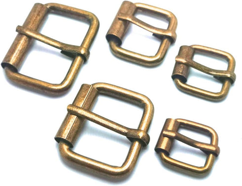 Assorted Multi-Purpose Metal Roller Buckles Belts Hardware Pin Buckle for Bags Leather Belt...