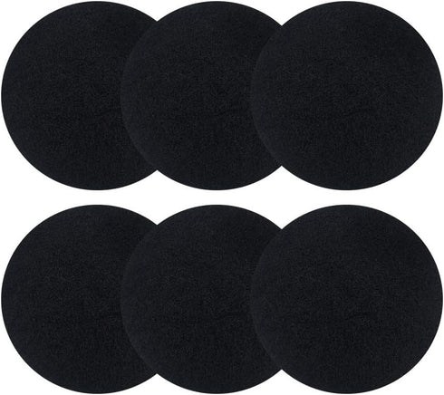 ddLUCK 6 Pack Kitchen Compost Bin Filter, Round Food Waste Bins Activated Carbon Filters,Replaceable Extra Thick Charcoal Filters for Odour Remove...