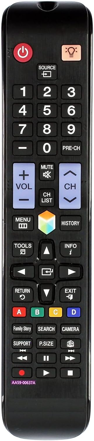 AA59-00637A Replaced Remote fit for Samsung Smart 3D LCD LED TV AA59-00637A AA59-00638A BN59-00857A AA59-01041A AA59-00580A...